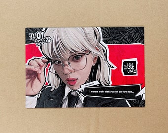 TWICE "Jeongyeon x Persona5" - Fanart | 6x4" Postcard