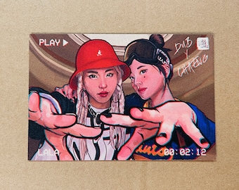 TWICE &quot;DubChaeng - Switch To Me&quot; - Fanart | 6x4&quot; Postcard