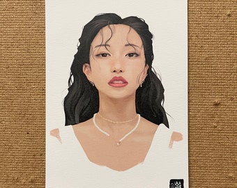 TWICE "Mina x Metrocity: Blank Space" - Fanart | 6x4" Postcard