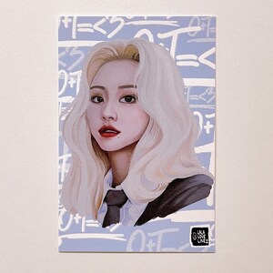 DUAS VEZES Chaeyoung "Cientista" - Fanart | Postal 4x6"