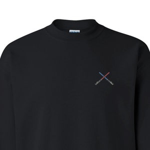 Lightsaber Sweater, Star Wars Sweatshirt, Premium Unisex Embroidered Crewneck