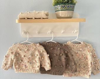 Baby Bobble Sweater Knitting Pattern (PDF)