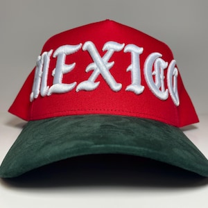 Mexiko National Fußball Hut Wildleder zweifarbig