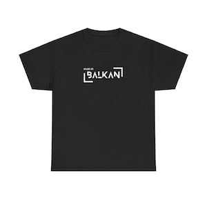 Balkan Pride Unisex Tee, Serbia Croatia Bosnia Shirt, Balkan Heritage Tshirt, European Travel Gift, Balkan Map Souvenir Top
