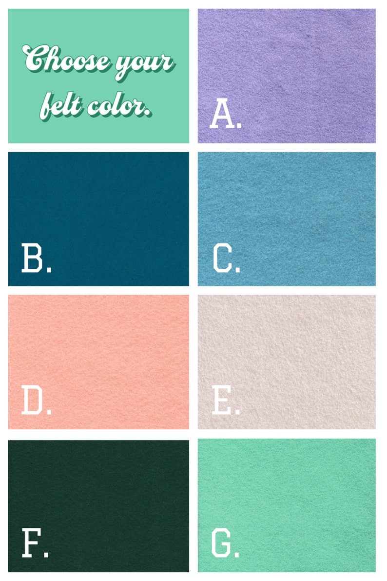 Wool Felt Options