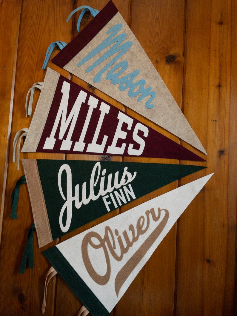 Custom Name Pennant Nursery Name Sigh Wedding Decor