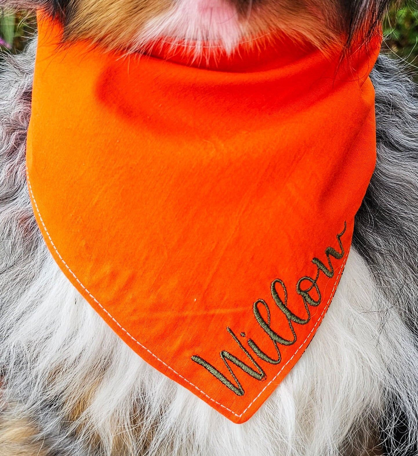 Blaze Orange Bandana - Etsy