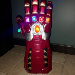 Gauntlet Display Stand laser cut from 1/4&quot; clear acrylic For Avengers or Ironman