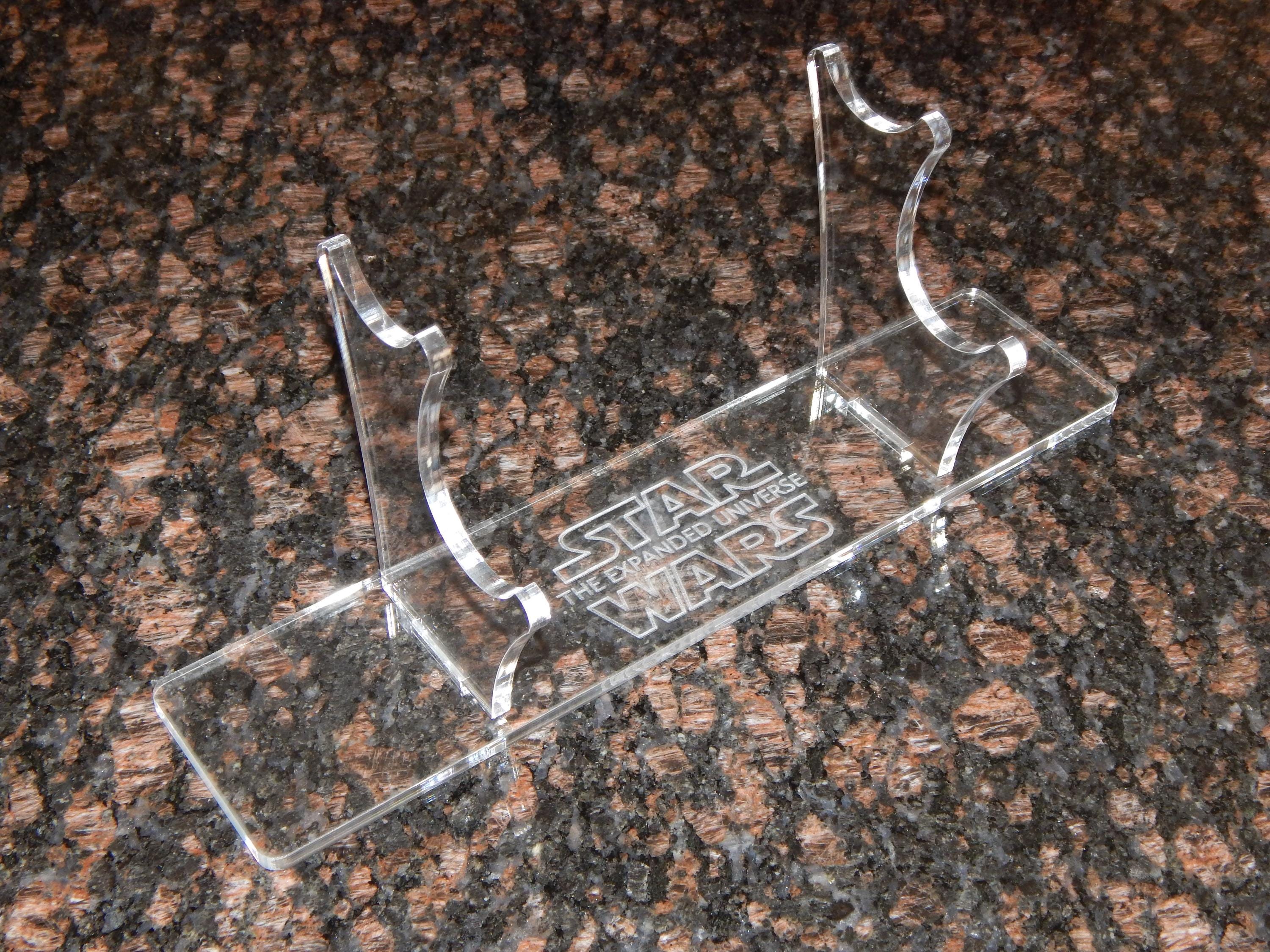 2-tier Double Light Saber Display Stand Laser Cut From 1/4