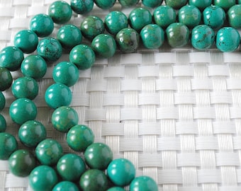 35 - 10mm Turquoise Rounds