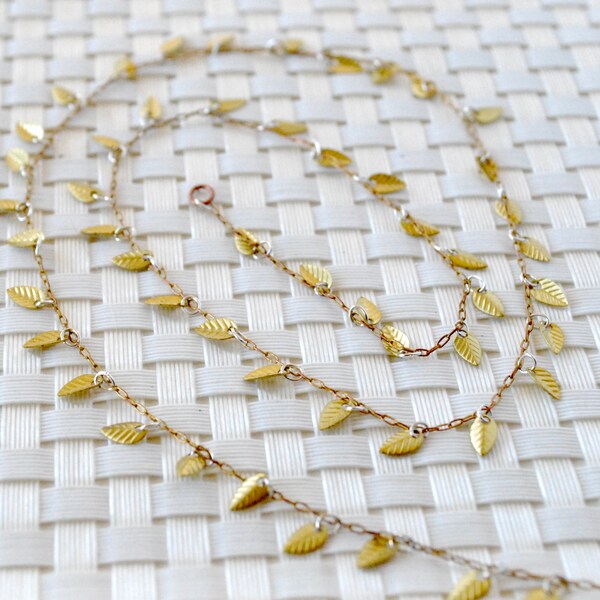 Leaf Necklace - 24" - 2.50 ea