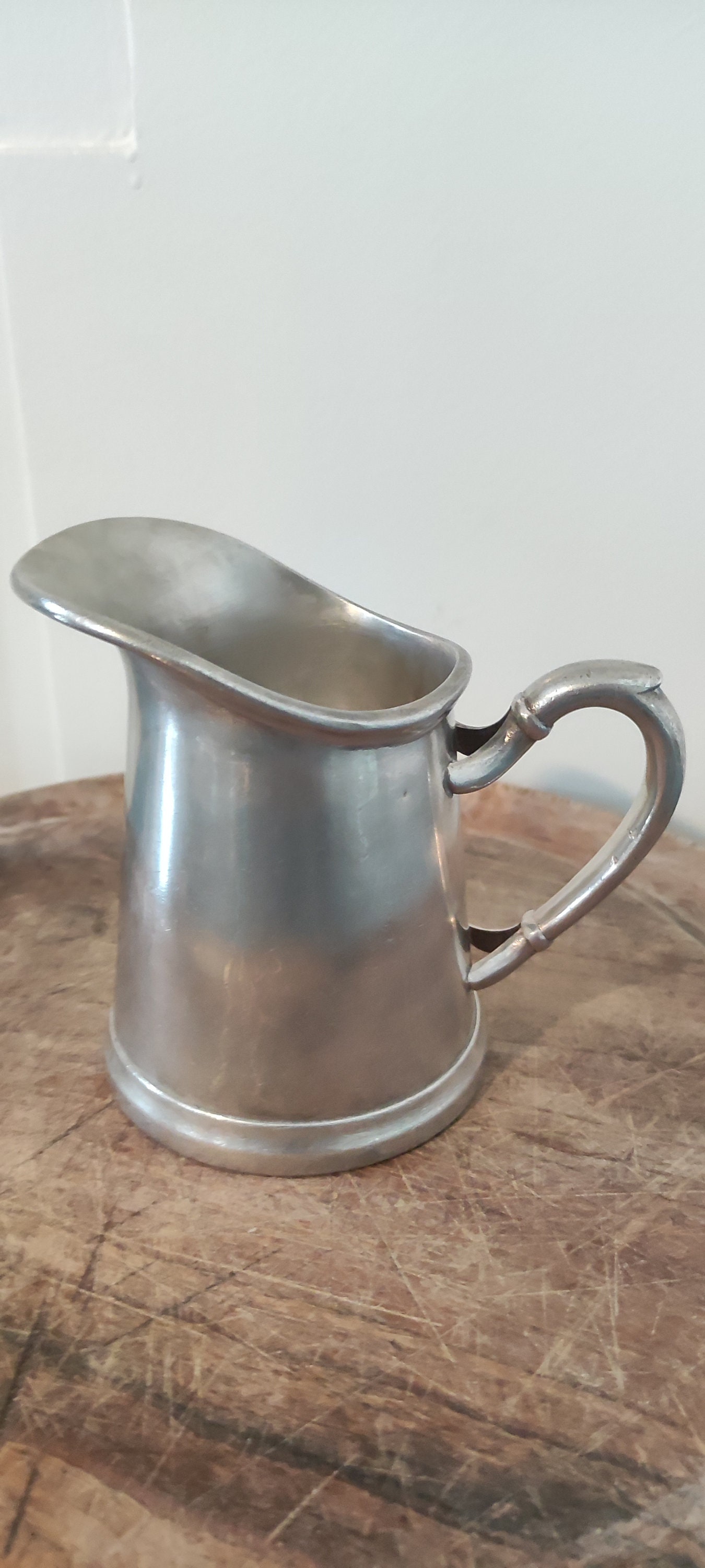 Pot A Lait ou Crème en Métal Argenté