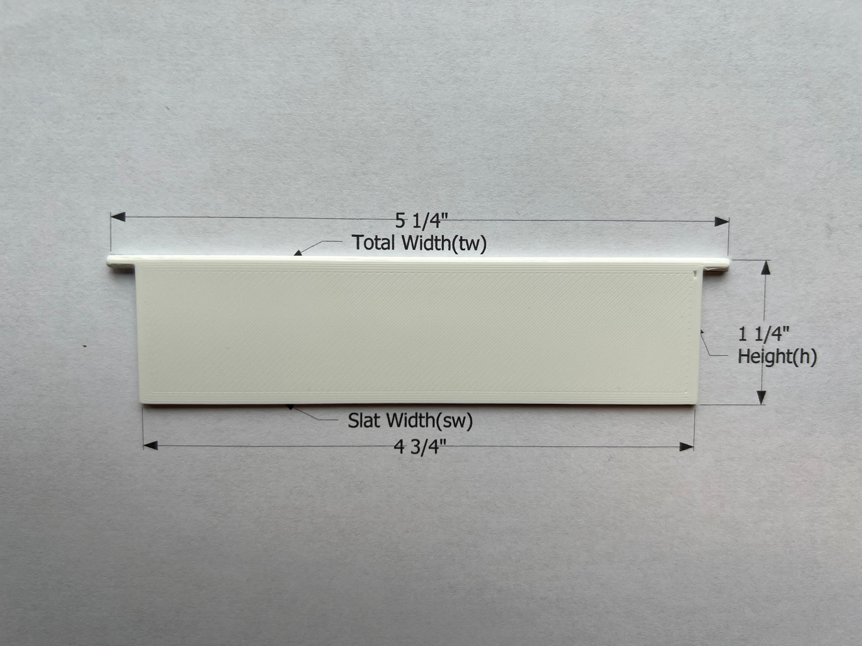 Replacement Slat for Louvered Dryer Vent Customizable for All - Etsy Canada