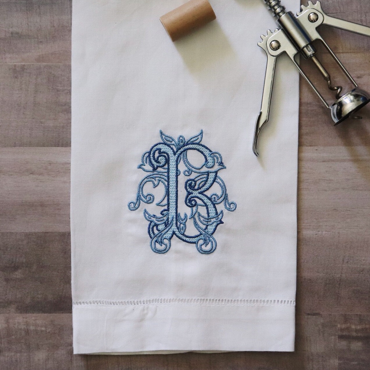 Personalized Hemstitch Guest Towel, Monogrammed Kitchen Towel, Bar Cart Napkins, Gift for Her, Engagement Gift, Personalized Gift - Etsy