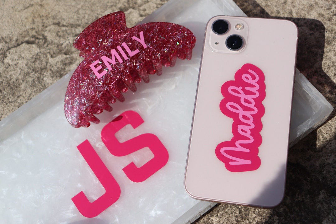 Personalized Name Decal: Custom Vinyl Sticker for Laptop, Phone, Cup - Etsy
