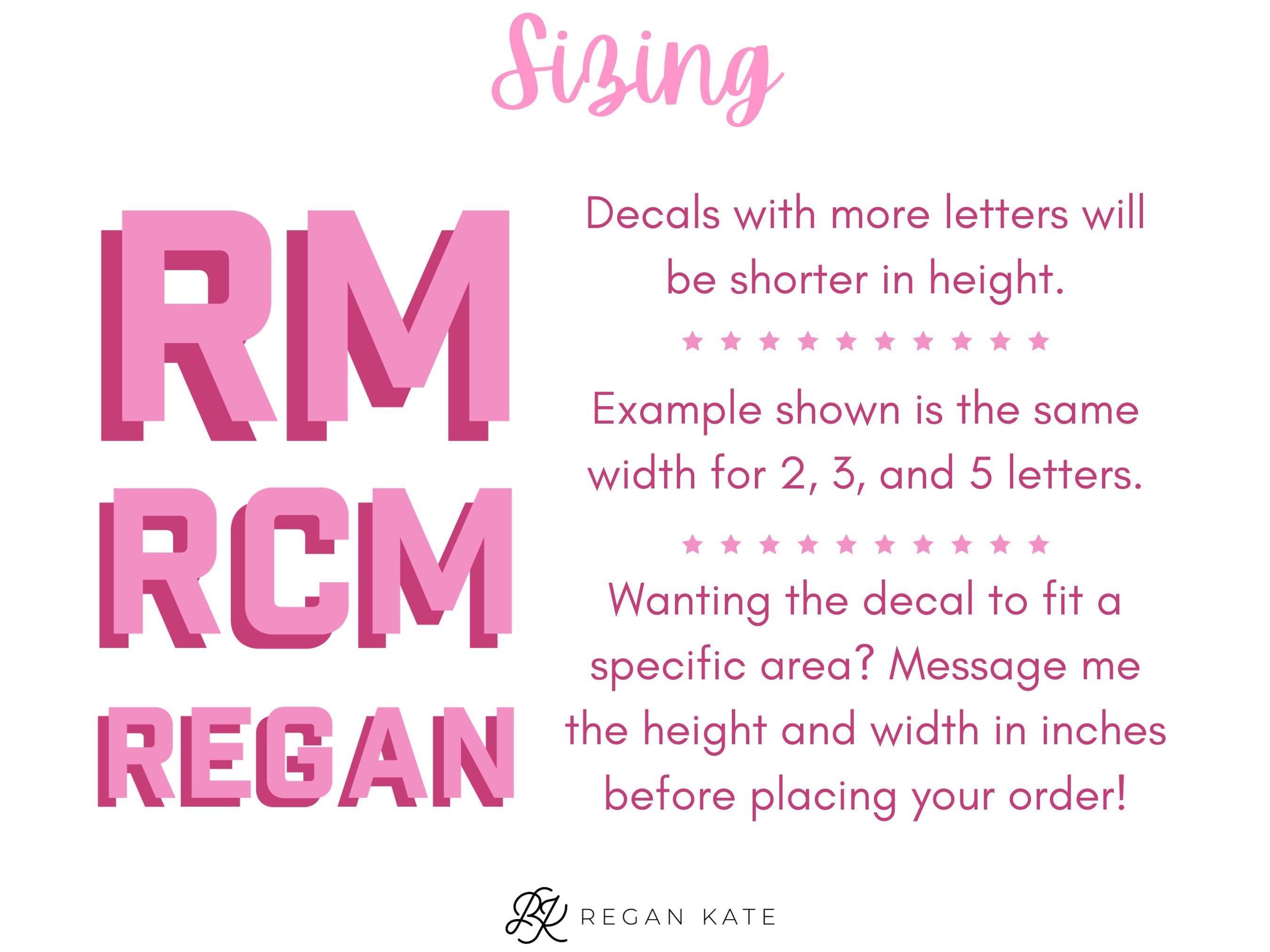 Personalized Name Vinyl Decal: Heart Sticker for Tumbler, Laptop - Etsy