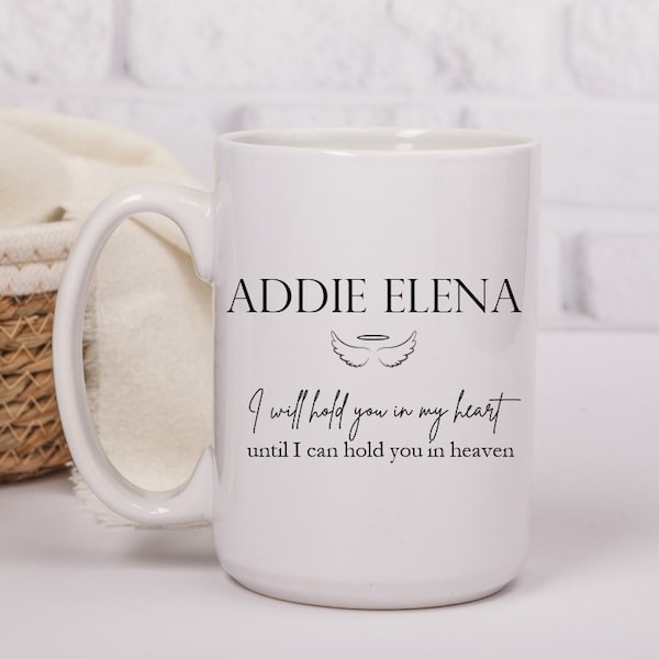 Personalized Mug | Memorial Mug | Bereavement Gift | Sympathy Gift | Remembrance Mug | Stillbirth | Infant Loss | Child Loss | Angel Baby