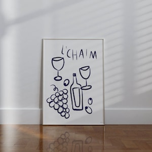 L&#39;Chaim, Israel Premium Matte Vertical Posters