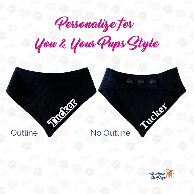 Custom Reversible Dog Bandana, Class of 2026 Graduation Announcement, Personalized Gifts for Dog Owners bild 3