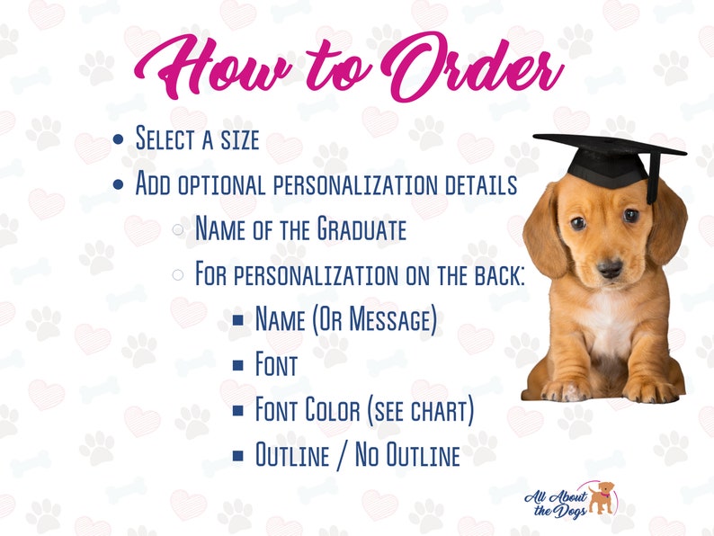 Dog Bandana Graduation Gift Dog Lover Gift Dog Mom Gift Custom Dog Bandana Puppy Bandana Graduation Announcement image 4