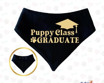 Custom Puppy Graduation Bandana: Personalized Dog Bandana