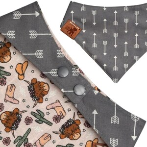 Cow Print Dog Bandana Personalized - Western Gifts for Pet Owners image 4