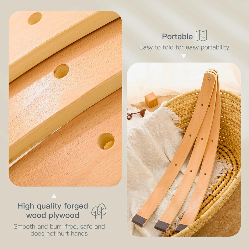 Play Gym with Hanging Toys by OkidoKids™ Baby Play Gym Wooden Play Gym Newbon Wooden Toy Baby Gym Activity Center AU image 8