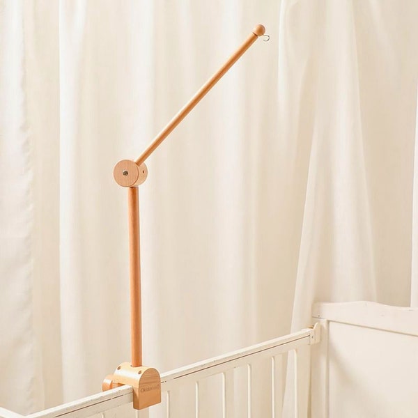 Mobile Hanger for Crib - Baby Mobile Hanger Foldable - Wooden Mobile Hanger (27x14 inch) - OkidoKids™