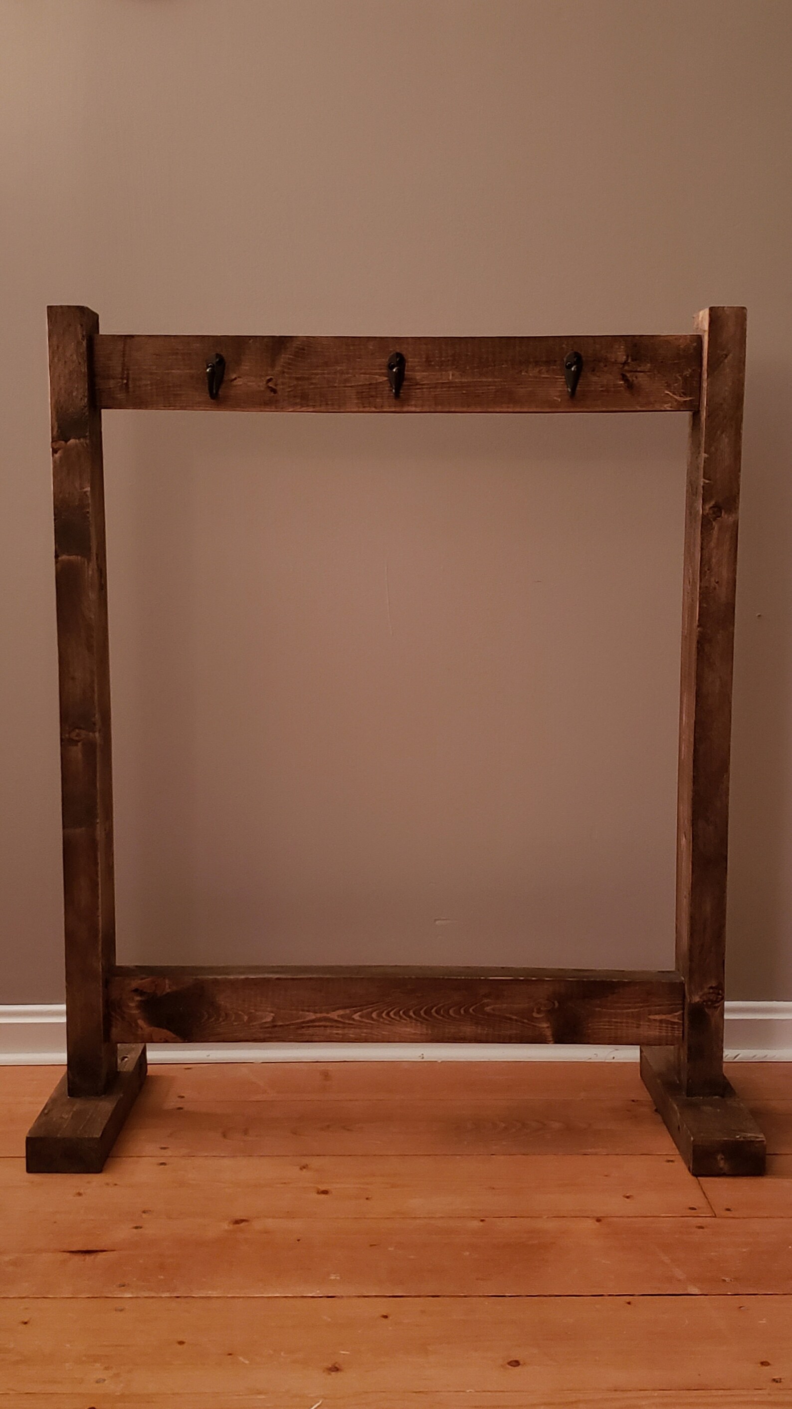 Wood Christmas Stocking Holder Stand Etsy