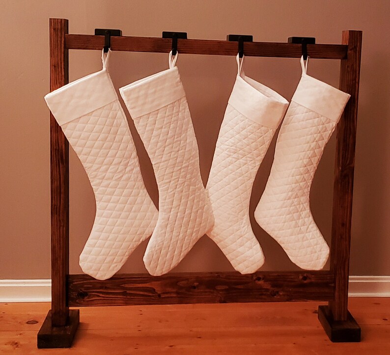 Wood Christmas Stocking Stand to Use Your Stocking Holders Etsy