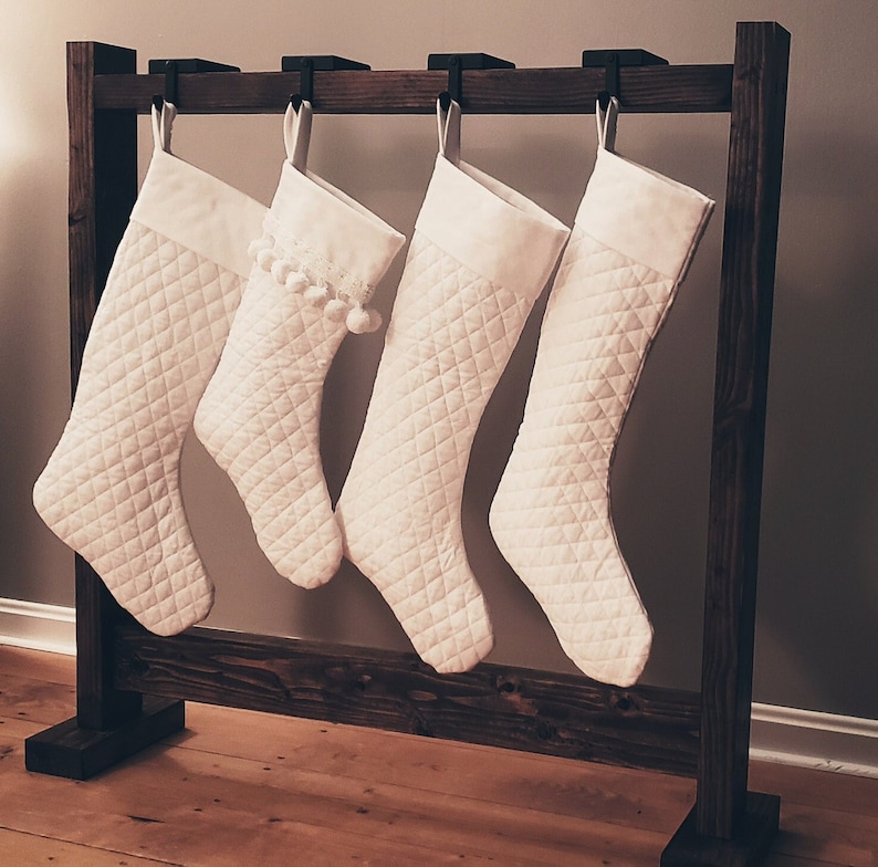 Wood Christmas Stocking Stand to Use Your Stocking Holders Etsy