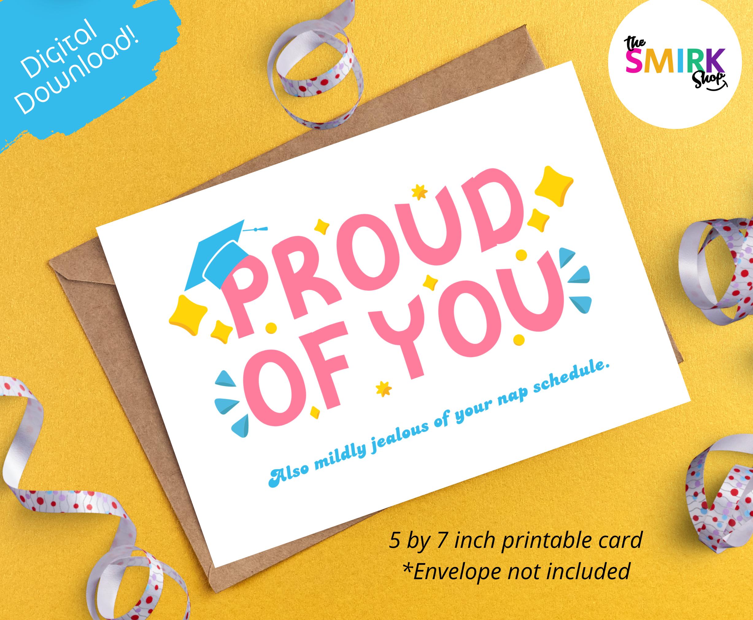 Graduation Card Printable Instant Download - Etsy