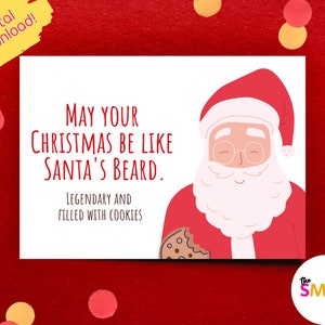 Tarjeta de Navidad imprimible, tarjeta navideña imprimible, tarjeta navideña divertida, tarjeta de Navidad para maestros, tarjeta de Navidad divertida, tarjeta de Navidad para un amigo