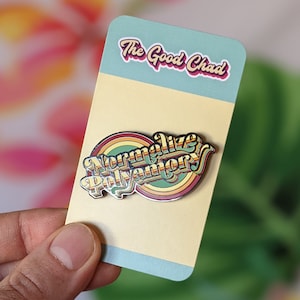 Normalize Polyamory Retro Hard Enamel Pin