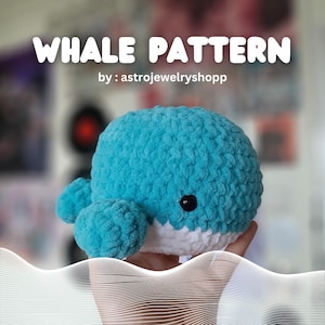 PATTERN || Whale Amigurumi Crochet Plushie Pattern