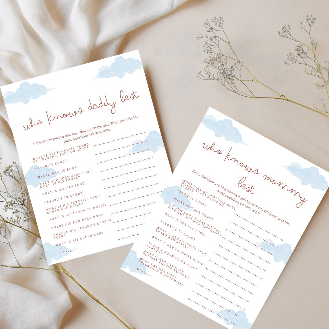 Its a Boy Story Baby Shower Game and Canva Invitation Bundle - Etsy
