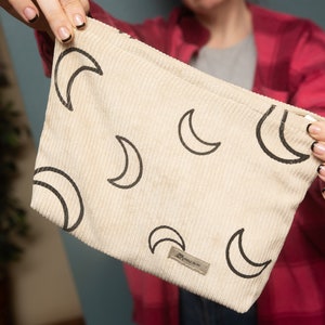 Moon Makeup Bag, Moon Gifts, Makeup Pouch, Cosmetic Bags, Make Up Bag, Travel Bag, Teenage Girl Gifts, Christmas Gifts for Women image 6