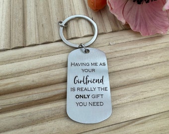 Boyfriend Valentines Day Gift, Boyfriend Keychain, Funny Boyfriend Gift, Birthday Gift for Him, Boyfriend Gift, Valentine Gift for Him