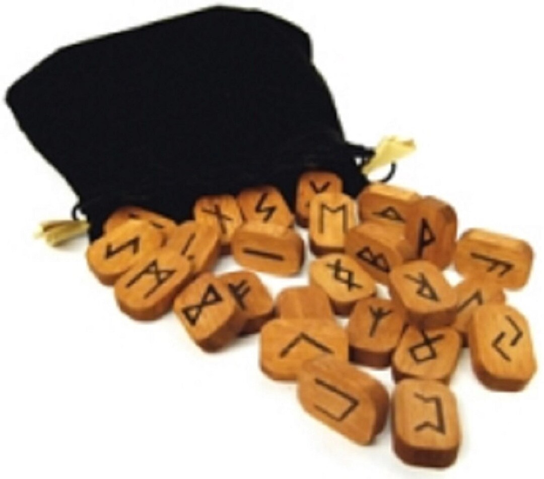 44 Rune Wooden Runes - Etsy