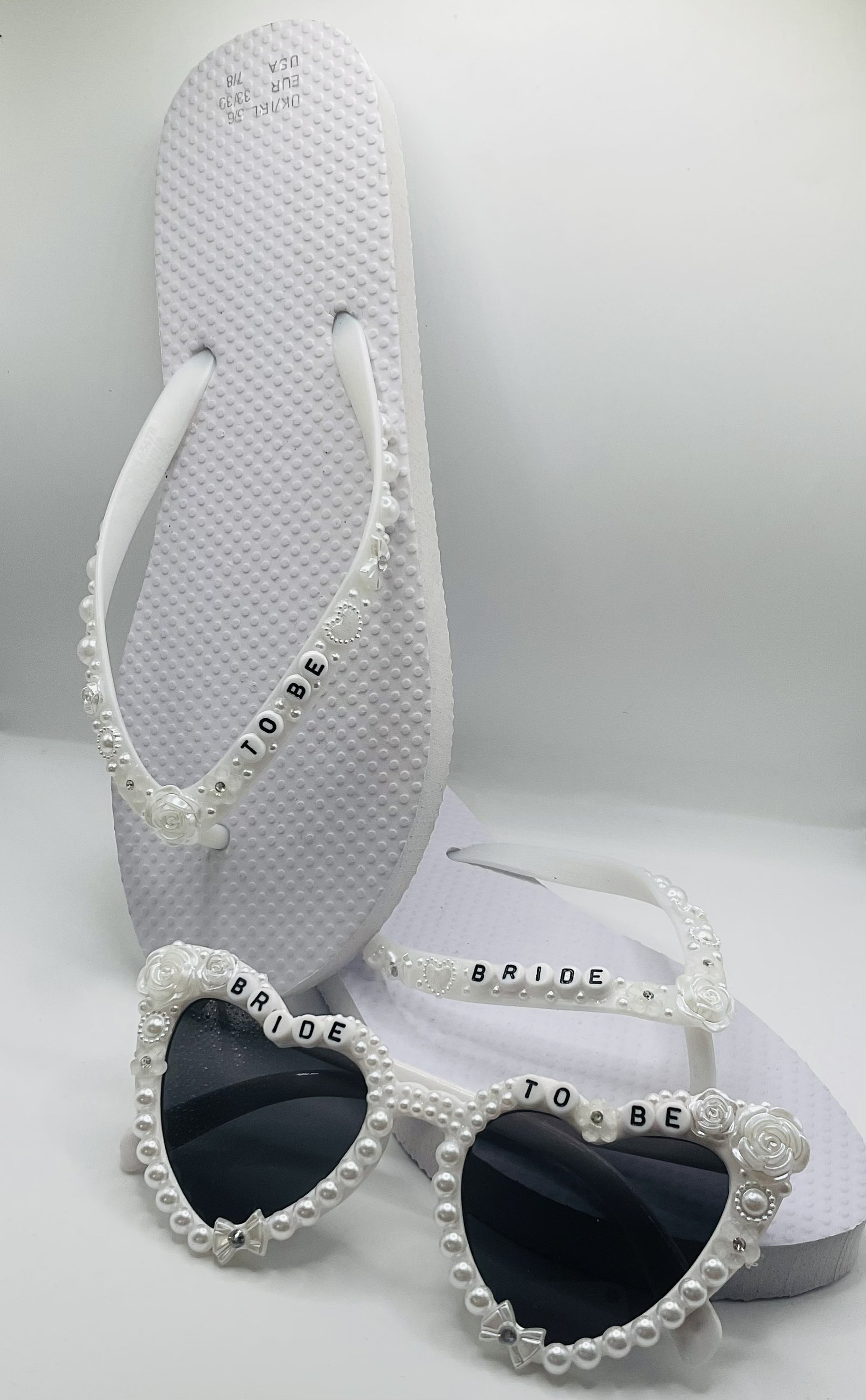 Made to Order Bride to Be Sunglasses and Flip Flop Set - Etsy UK