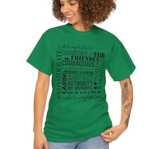 Girl Scout Law Shirt, Motivational Camping Shirt, USGS Shirt, Scout Troop Shirt, Camp Shirt, Girl Scout Camping Group Tee, Scout Gift