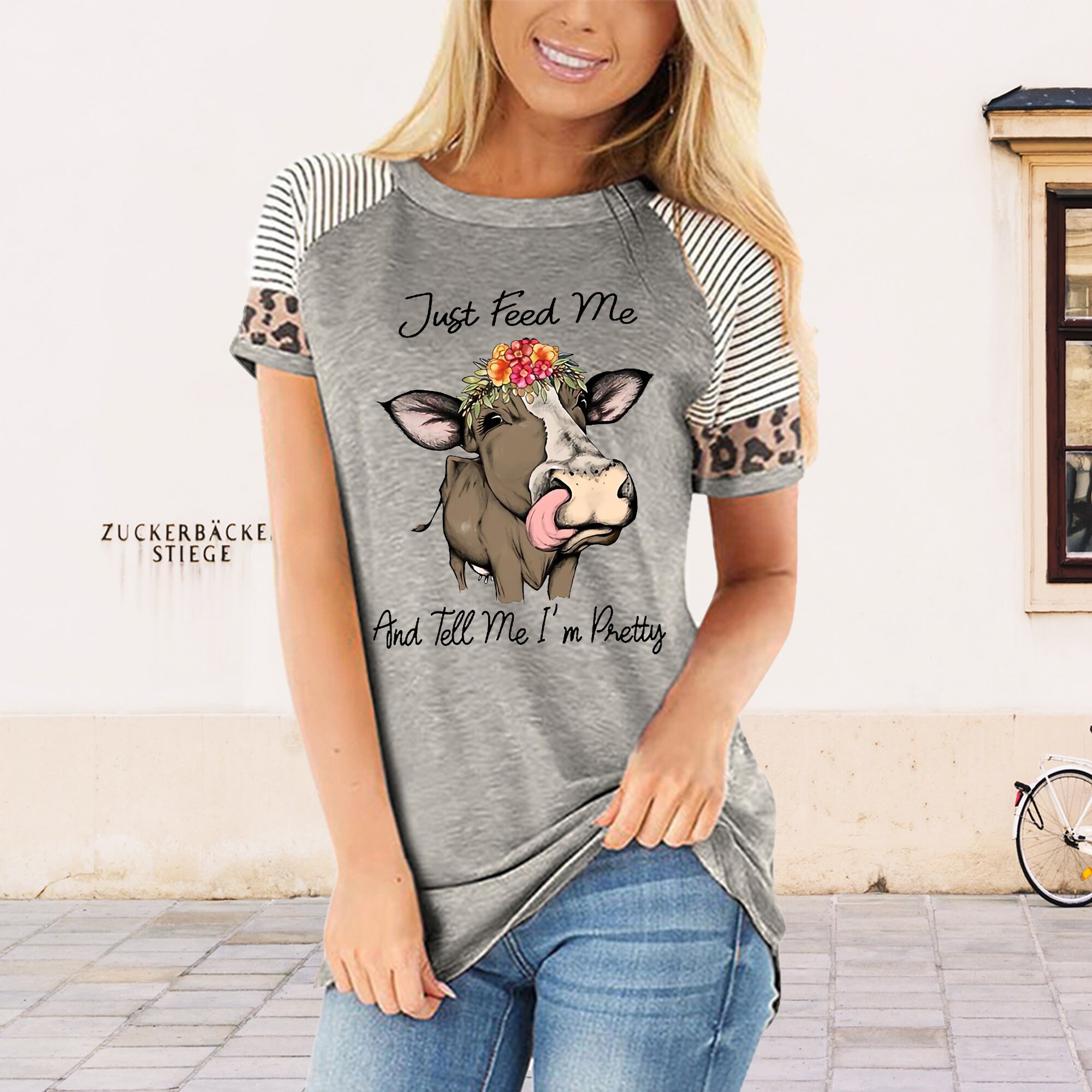 Shirt Cute Cow Shirt | Etsy