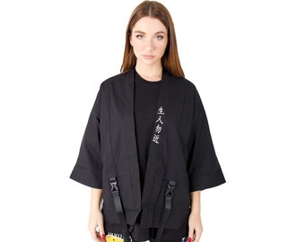 Women's Japanese Kimono Short Sleeves T-Shirt