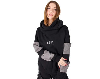 Women's HTGY Embroidery Streetwear Pullover Hoodie