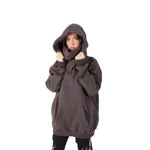Felpa con cappuccio invernale oversize Assassin da donna