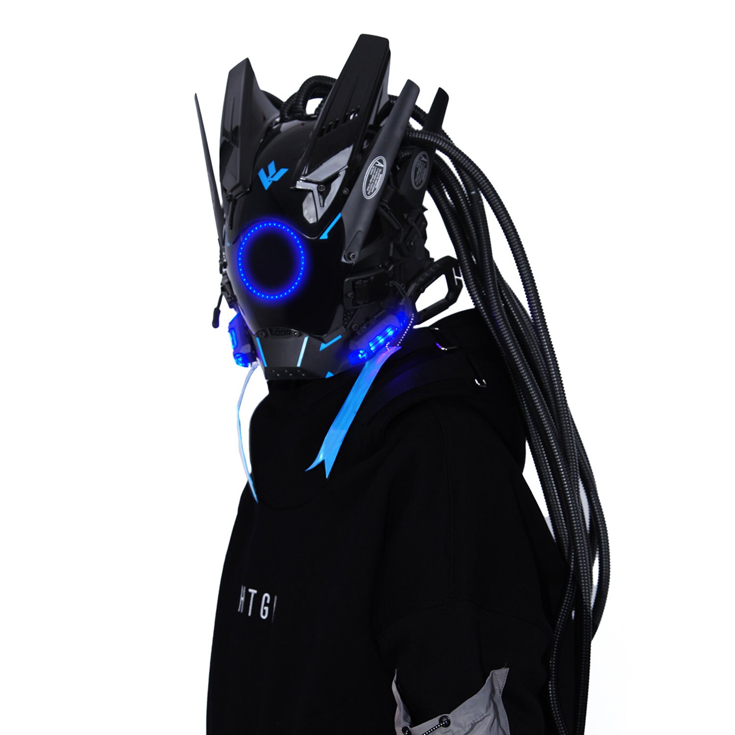 Cosplay Mask Cyberpunk Helmet Etsy