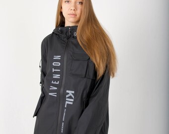 レディース レザー テックウェア ジャケット ストリートウェア コート