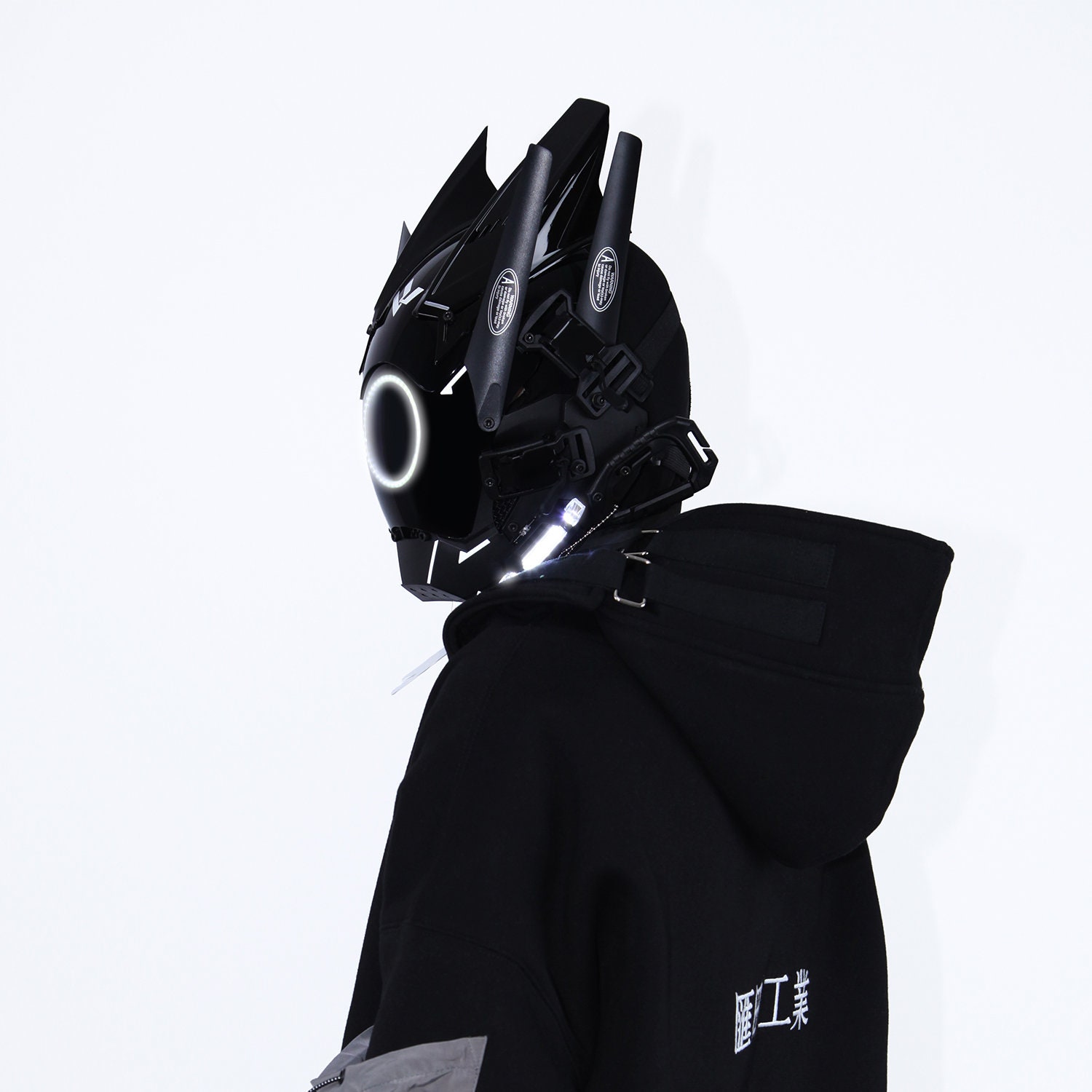 Cosplay Mask Cyberpunk Helmet Etsy