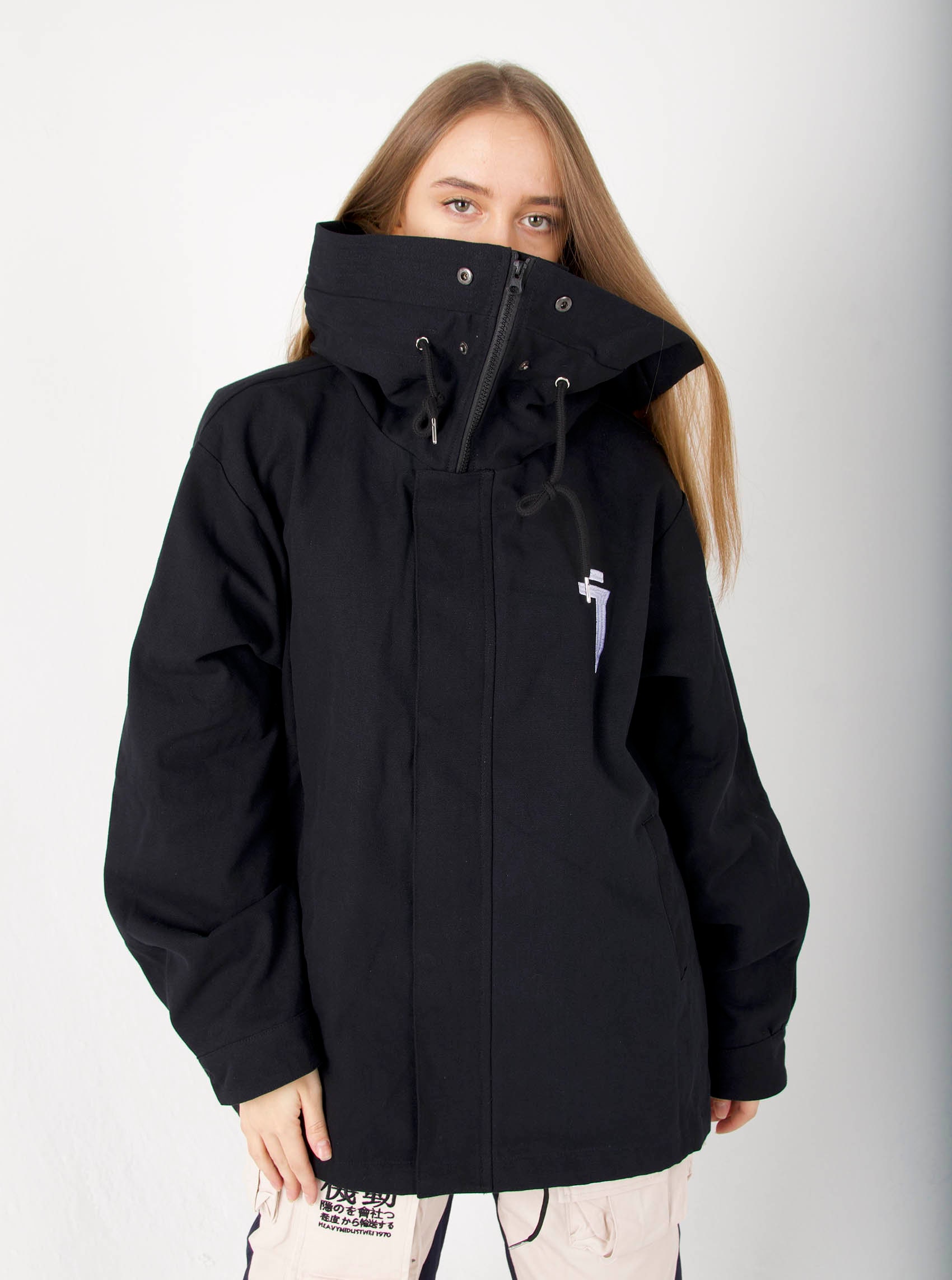 Womens Streetwear Rogue Warrior Black Jacket With Hoodie - Etsy
