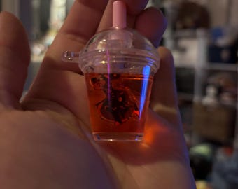 Character themed Boba key chains